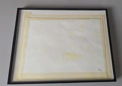 Framed Matted Signed Original Landscape Watercolor Painting 14″ x 11″