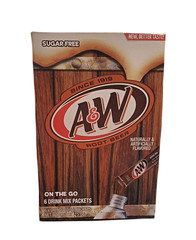 A&W Root Beer Caffeine/Sugar Free Classic On-The-Go Drink Mix Packets 2 Pk