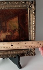 VTG George Morland „Horse’s in a Stable“ Framed Reproduction