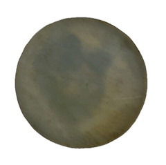 VTG Antique 1 1/16” Round Portrait Painting Little Girl Material Unknown