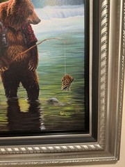 Michael Godard – Gone Fishing – Alaska Series – Embellished – Numbered to 200