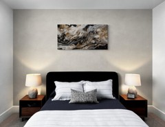 Abstract Painting Modern Canvas Wall Art Large Home Decor Vibrant Colorful