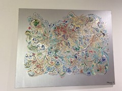 Amazing modern Large abstract canvas wall art 4 Feet By 5 Feet.