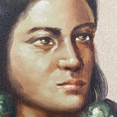 Gregory Perillo “PERILLOFF” Native American Indian Oil Painting 12×14 Framed