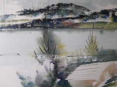 Bermuda Harbor View-Original Watercolour by Alfred Birdsey 21 x 16″