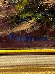 Signed Oil Painting – Coastal Dunes Landscape – Professionally Framed 22X26