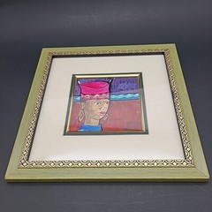 Jackie Peters-Cully Print „Crown“ Signed Framed