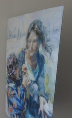 GERRY MILLER. Watercolour. „Beeskow“. No frame. 19x28cm.