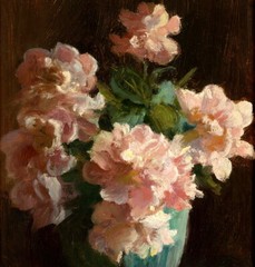 Pink Roses oil painting Wall Decor Giclee Printed on canvas P1932