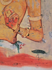 Sigiriya Fresco Painting „Sri Lanka’s Iconic Masterpieces of painting