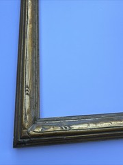 ANTIQUE FRAME FOR A PAINTING PRINT PHOTOGRAPH INSERT SIZE 12 BY 15 INCHES DECO