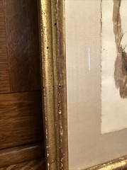 MILTON HEBALD WATERCOLOR WASH OF A MERMAID , PEN INK PAINT FREE SHIPPING!!