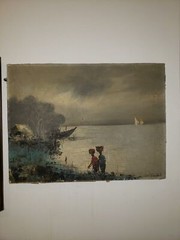 Antique Oil Painting Signed By Artist, 18×24 Impasto Landscape On Canvas