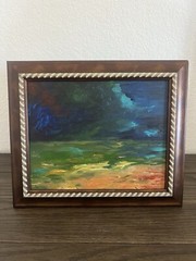 “Time for Change” Original hand painted 10×8 acrylic framed Painting