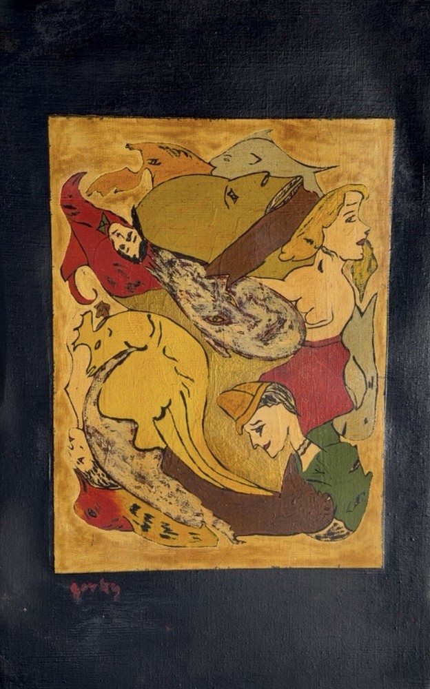 Arshile Gorky, Armenia 1904-Sherman Connecticut 1948, “Clowns,” 28×13”