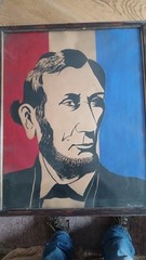 ABRAHAM LINCOLN , original artwork from 1934 ,