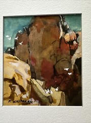 FREDERIC WHITAKER PAINTING AMERICAN LANDSCAPE IMPRESSIONISM LISTED FAMOUS SMALL