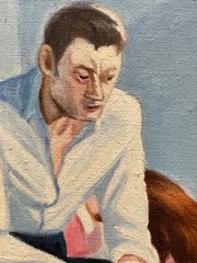 Edward Hopper Painting – Americana art – Benton – Grant Wood