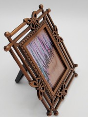 ORIGINAL ART PAINTING 2×2.5 MINI ABSTRACT „Spokane Cherry Blossom 2“ REASOR OOAK