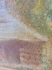 Rustic Wooden Church Landscape Painting