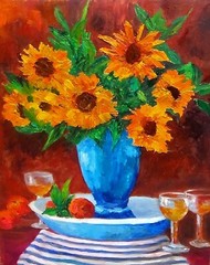Gold Standard original oil painting