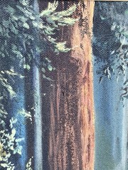 Original 16×20” Paul Detlefsen “Enchanted Valley” Painting C.1960