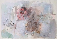 Original Curt Asker (Sweden b. 1930) Abstract Mixed Media Painting