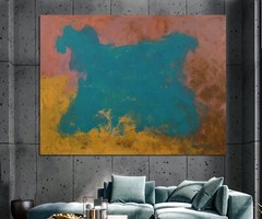 Mark Little original XL￼ Painting 81” X 62”Extra Large,Abstract,Action,Modern
