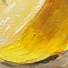 Demenko Natalia still life LEMONS Oil painting UKRAINE 8X12
