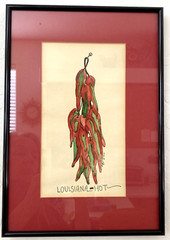 Original Chili Peppers Watercolor Art Signed 13″ x 9″