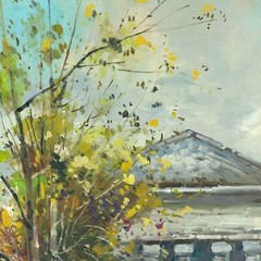 47W“x35H“ ROYALE MADELEINE ANTOINE BLANCHARD-Style ORIGINAL OIL PAINTING CANVAS