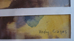 ANDY CAPES FRENCH IMPRESSIONIST ABSTRACT Nice FRANCE Artwork ABSTRACTION SIGNED