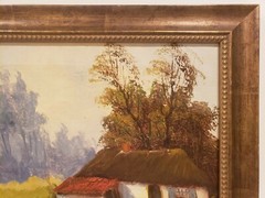 HOLLAND – COUNTRY LANDSCAPE, DUTCH Signed Bercman? 18X22