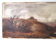 William Henry Chandler (1854-1928) Landscape Scene Pastel Painting 18½x6½“