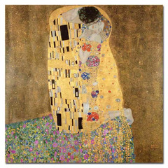 35 In. X 35 In. the Kiss Canvas Art