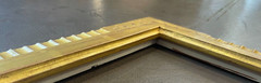 20″ x 24″ BUCKS COUNTY HAND CARVED PICTURE FRAME GILDED IN 22K GOLD LEAF