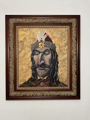 SKOT OLSEN Original Signed Oil On Canvas Painting “Vlad The Impaler” Framed