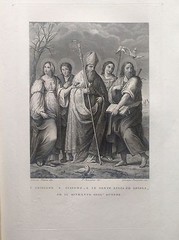 F. Rosaspina Santi St. Fridiano Giacomo St. Lucia Orsola Etching 1830