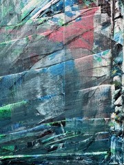 Original Abstract Composition, Oil Painting, Expressionism, 70.0 x 50.0 cm.