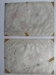 Pair (2) Vintage 1920s German Expressionist Watercolor Portraits Man Woman 7×10