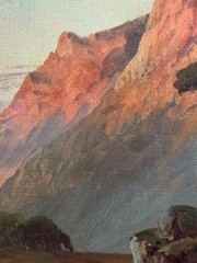 Framed Oil On Canvas – Scottish Landscape by Francis E Jamieson (1895-1950)