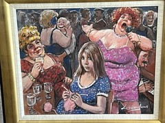 Barry Leighton-Jones Original Oil Painting “What Have I Done Now” -31×27” Framed