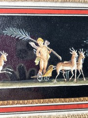 PAIR ROBERTO SCOGNAMIGLIO Listed Artist „POMPEI LA CORSA“ WATERCOLOR PAINTINGS