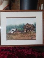 Rustic Watercolor by Tom Rinard Old Farmstead