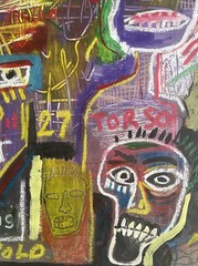 Basquiat Jean Michel Artwork NYC Signed Original Painting Artwork Graffiti A45