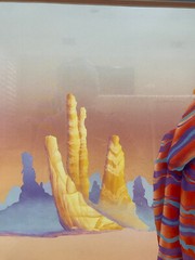 Southwest Art Charles Collins „Desert Sonata“ Signed Numbered Print 27″X33″ COA