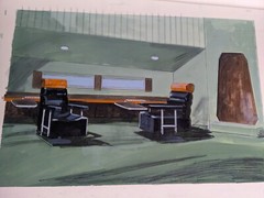 LAND OF THE GIANTS Movie Props CONCEPT ART PAINTING Sci-fi FIlm 1968 Spindrift