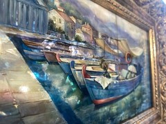 Unique Art! Oil paintings on the mother-of-pearl by most highly talented artists