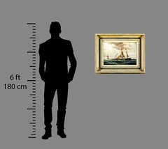 John Petersen (MA,Denmark,1839-1874) oil painting antique 128833