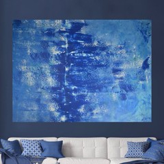 Mark Little Original Giant Profesional Painting 84”X62” (7 Foot) Abstract Modern